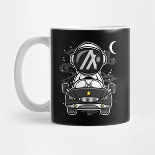 Astronaut Car Algorand ALGO Coin To The Moon Crypto Token Cryptocurrency Wallet Birthday Gift For Men Women Mug